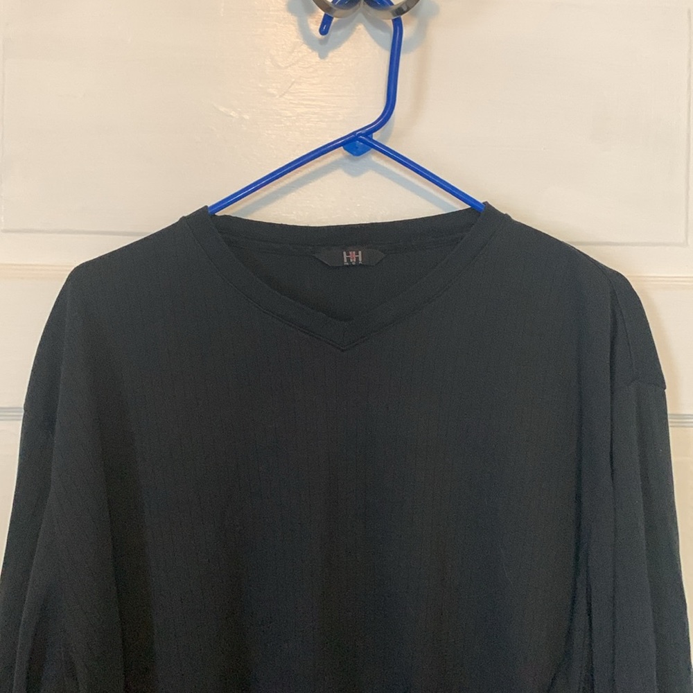 Men’s Long Sleeve Black Shirt